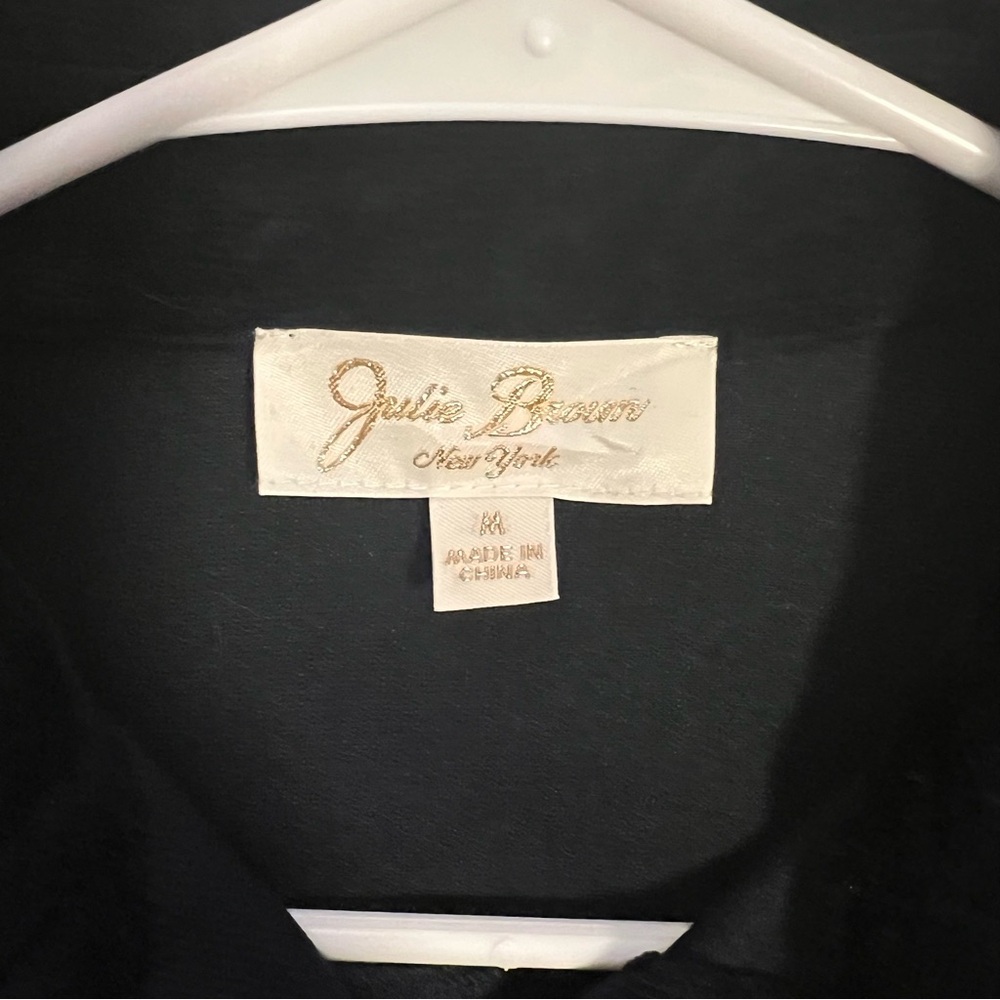 Julie Brown New York Navy Dress with Button Front - Picture 3 of 6